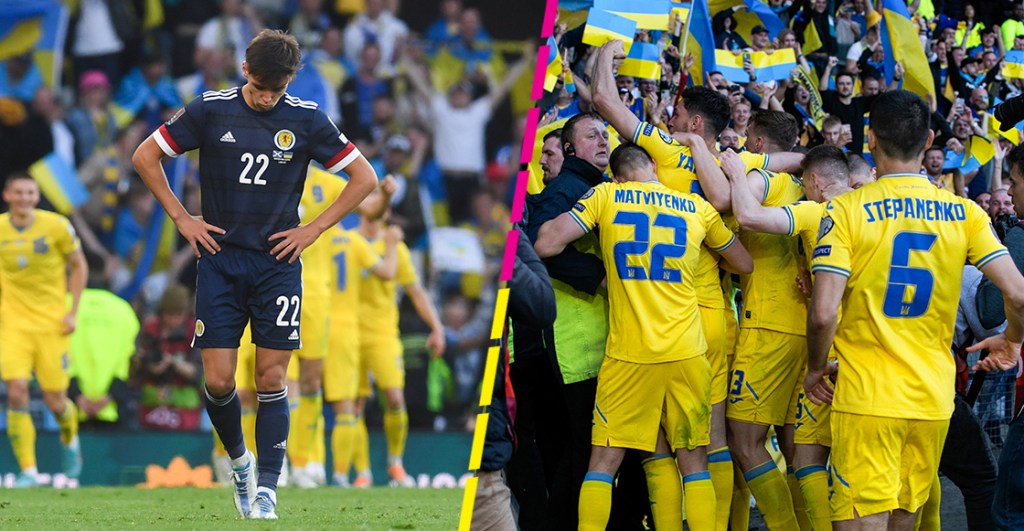 Los goles con los que Ucrania dejó sin Mundial a Escocia en el repechaje de la UEFA