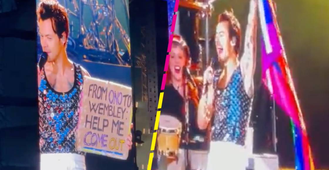 Harry Styles ayuda a fan a salir del clóset en pleno concierto