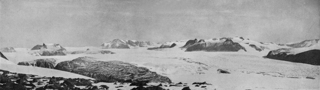 Imagen de 1911 de una expedición en la Antártida 