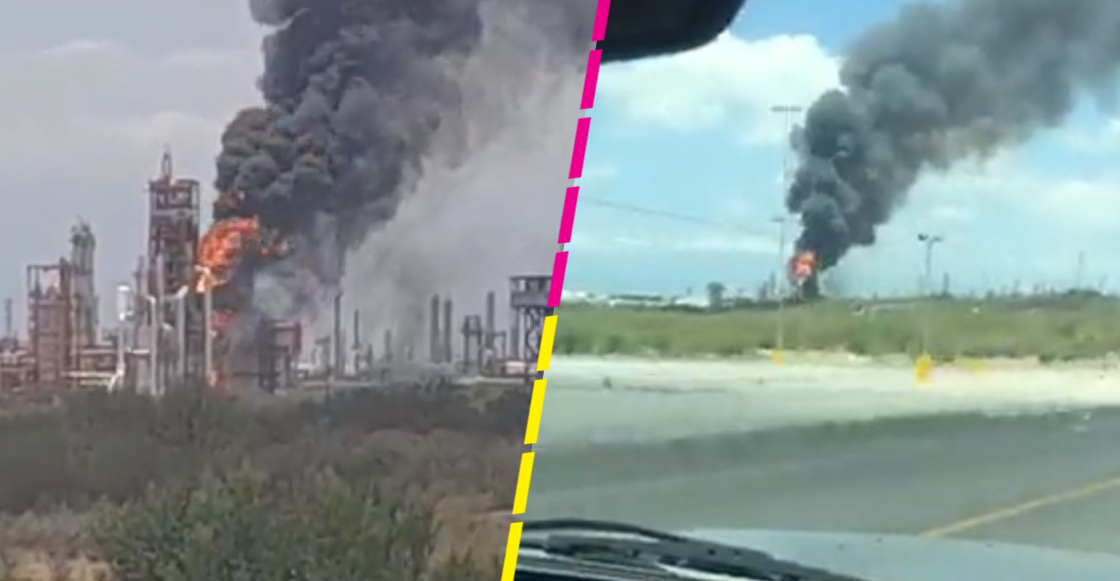 Se registra incendio en la refinería de Pemex ubicada en Cadereyta, Nuevo León