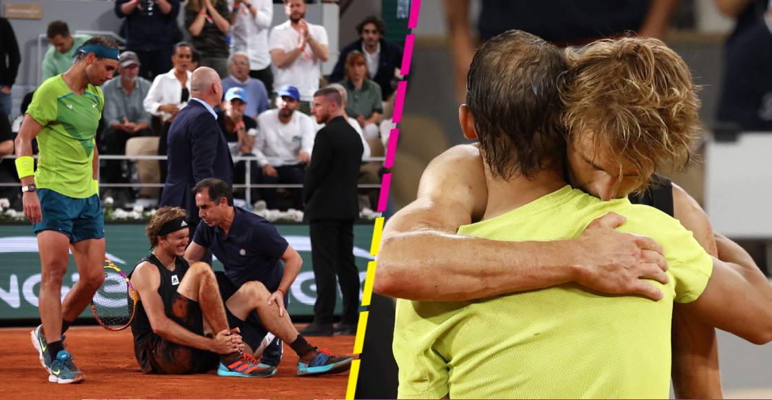 La lesión y retiro de Zverev que llevó a Rafael Nadal a una nueva final de Roland Garros