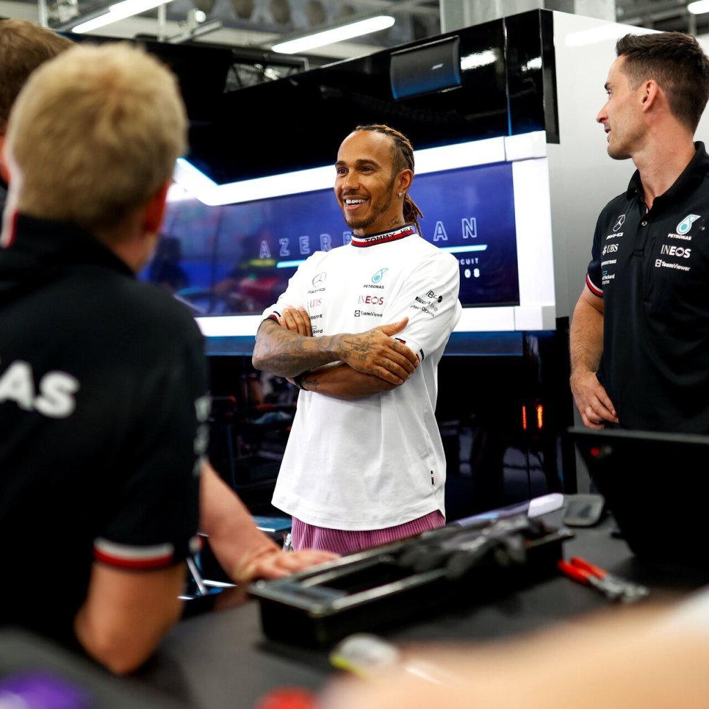 Lewis Hamilton explicó el dolor que le provocó el porpoising en Azerbaiyán: "Solo rezas para que termine"