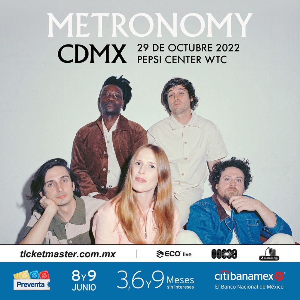 ¡Metronomy vuelve a la CDMX para prender al Pepsi Center WTC!