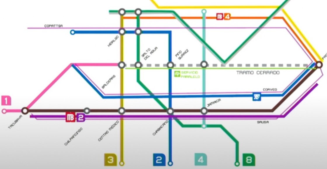 Rutas alternas y otros transportes que puedes tomar por cierre de Línea 1  del Metro CDMX