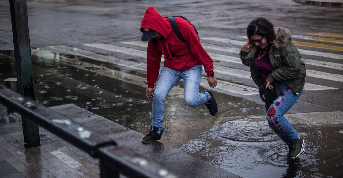 Lluvias intensas en México.