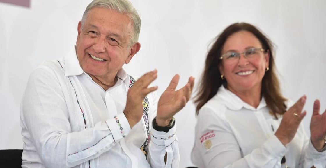AMLO bien contentote