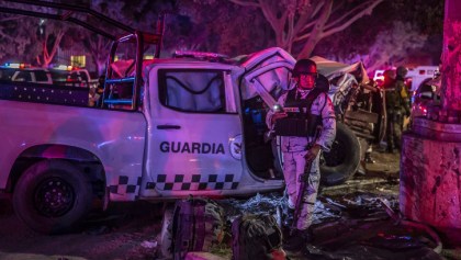 Vehículo de la Guardia Nacional se accidenta sobre Arco Norte; uno murió y otro más está grave