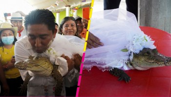 Alcalde de Oaxaca se casa con ‘Princesa Lagarto’ como parte de una tradición