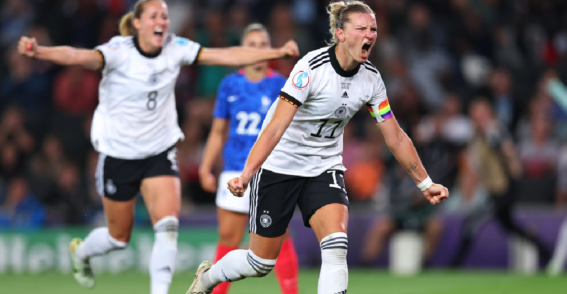 El doblete de Alexandra Popp que puso a Alemania en la final de la Euro Femenil