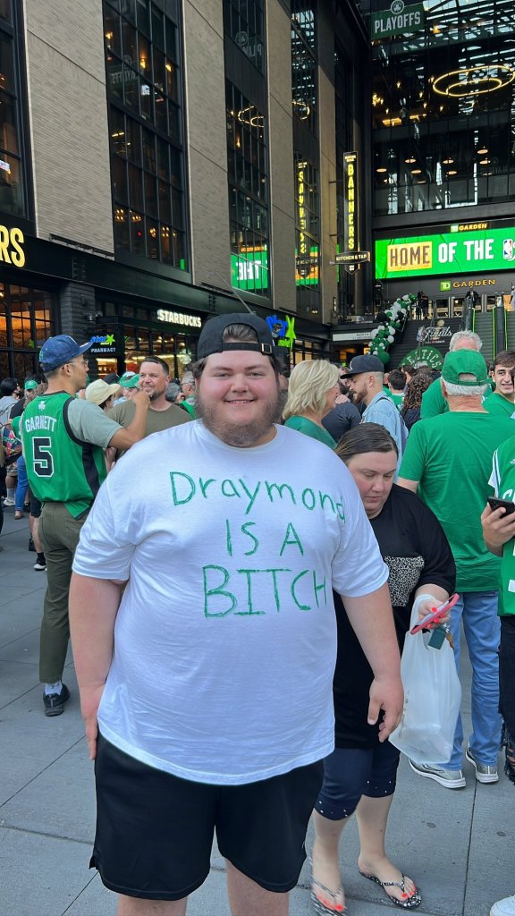 Fanático de los Celtics de Boston