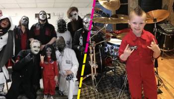 Conoce a Caleb Hayes, el niño rifado de 7 años que quiere ser baterista de Slipknot