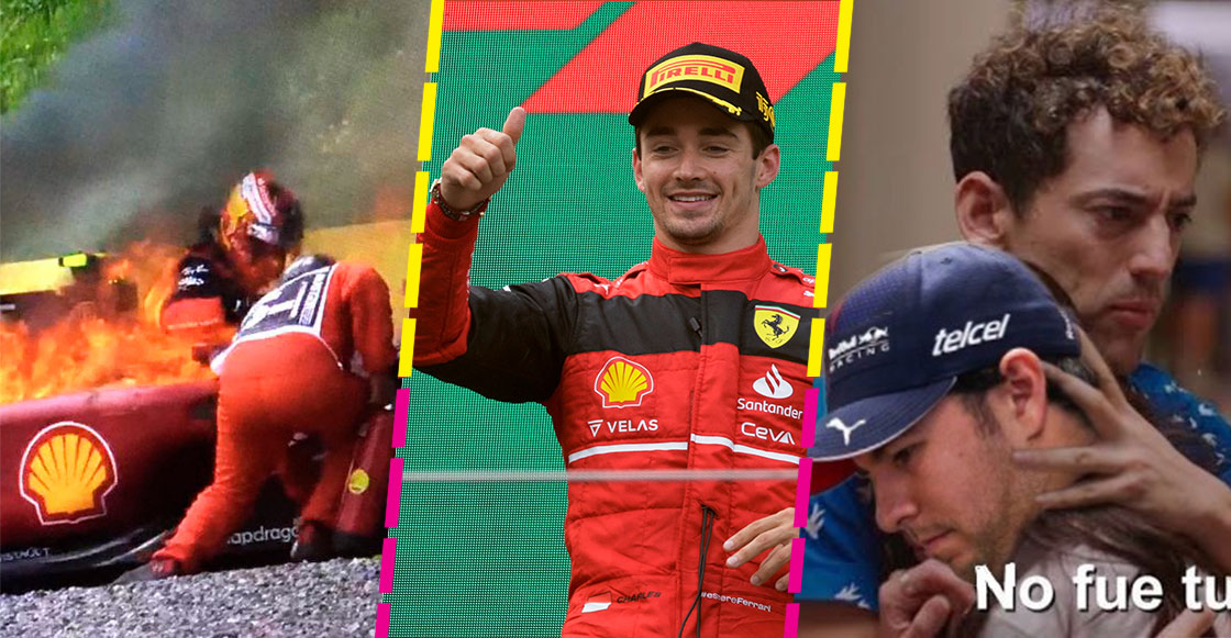 El triunfo de Leclerc, el dramático incendio de Sainz y el abandono de Checo en el Gran Premio de Ausstria
