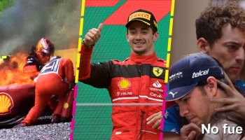 El triunfo de Leclerc, el dramático incendio de Sainz y el abandono de Checo en el Gran Premio de Ausstria