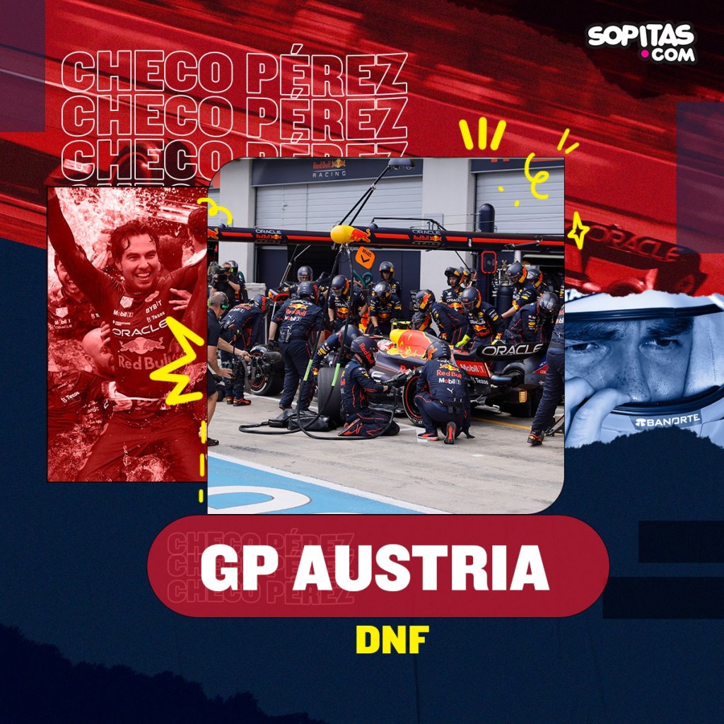 El toque con Russell y abandono de Checo Pérez en el GP de Austria