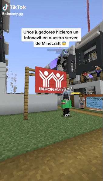Hay talento nivel: Construyen zona residencial de Infonavit en 'Minecraft'