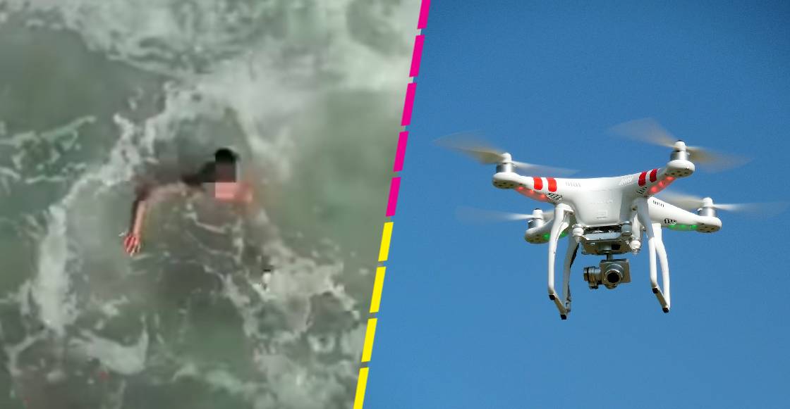 Así fue como un dron ayudó a que rescataran a un niño que se ahogaba