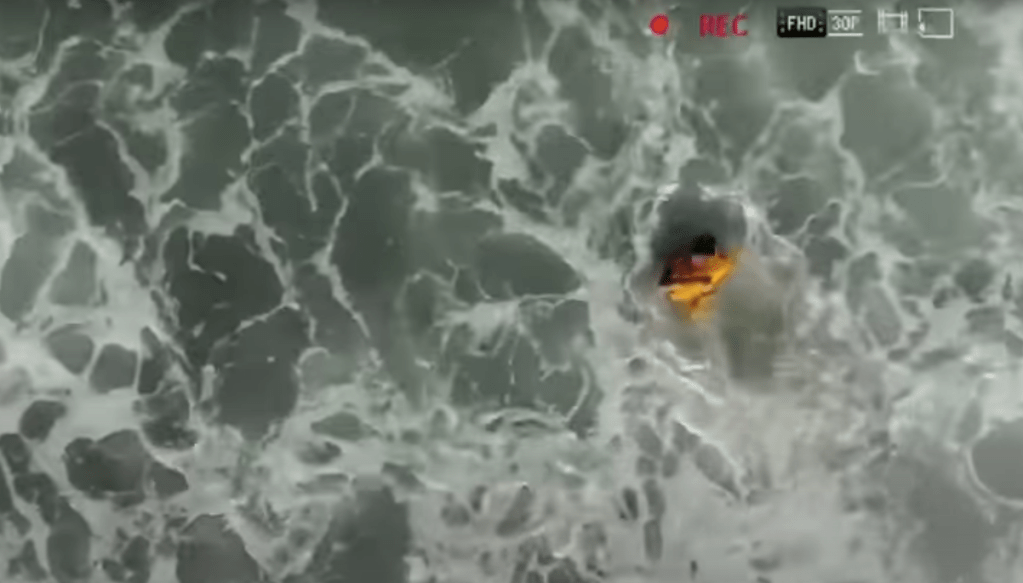 Así fue como un dron ayudó a que rescataran a un niño que se ahogaba