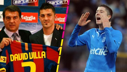 El día que el Barcelona desairó a Robert Lewandowski para fichar a David Villa