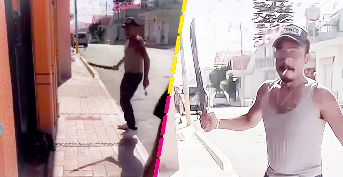 Buscan en Hidalgo a sujeto que atacó a una perrita con un machete