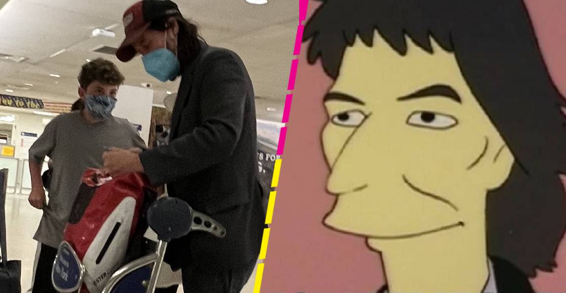 Qué agradable sujeto: Joven entrevista a Keanu Reeves en un aeropuerto y se hace viral