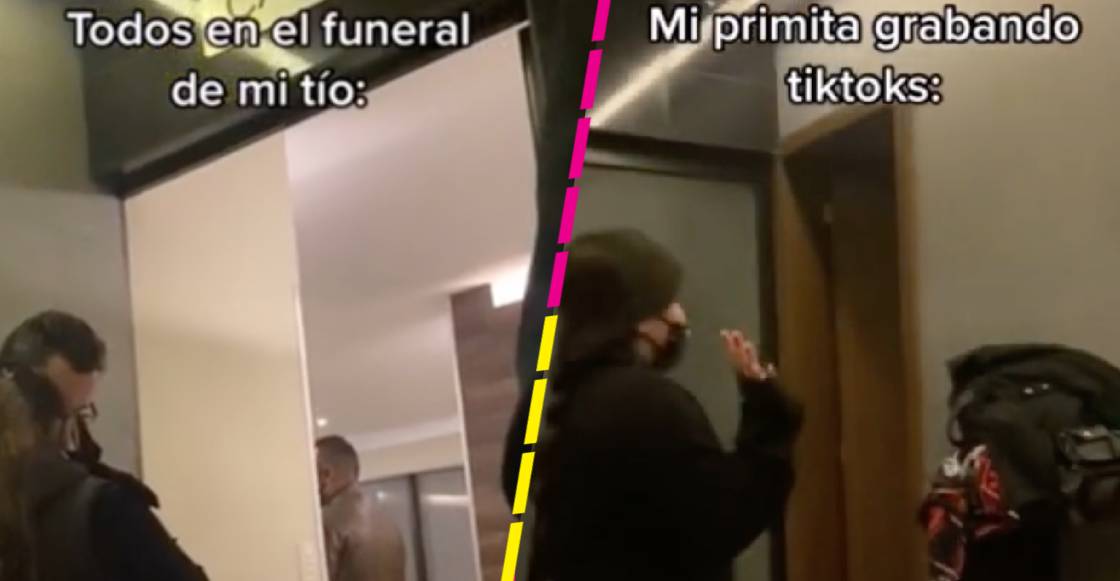 Joven se pone a grabar un video para TikTok en el funeral de su tío y se hace viral