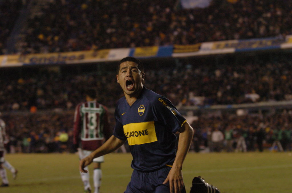 Juan Román Riquelme con Boca Juniors