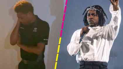 Captan a guardia de seguridad llorando en un show de Kendrick Lamar