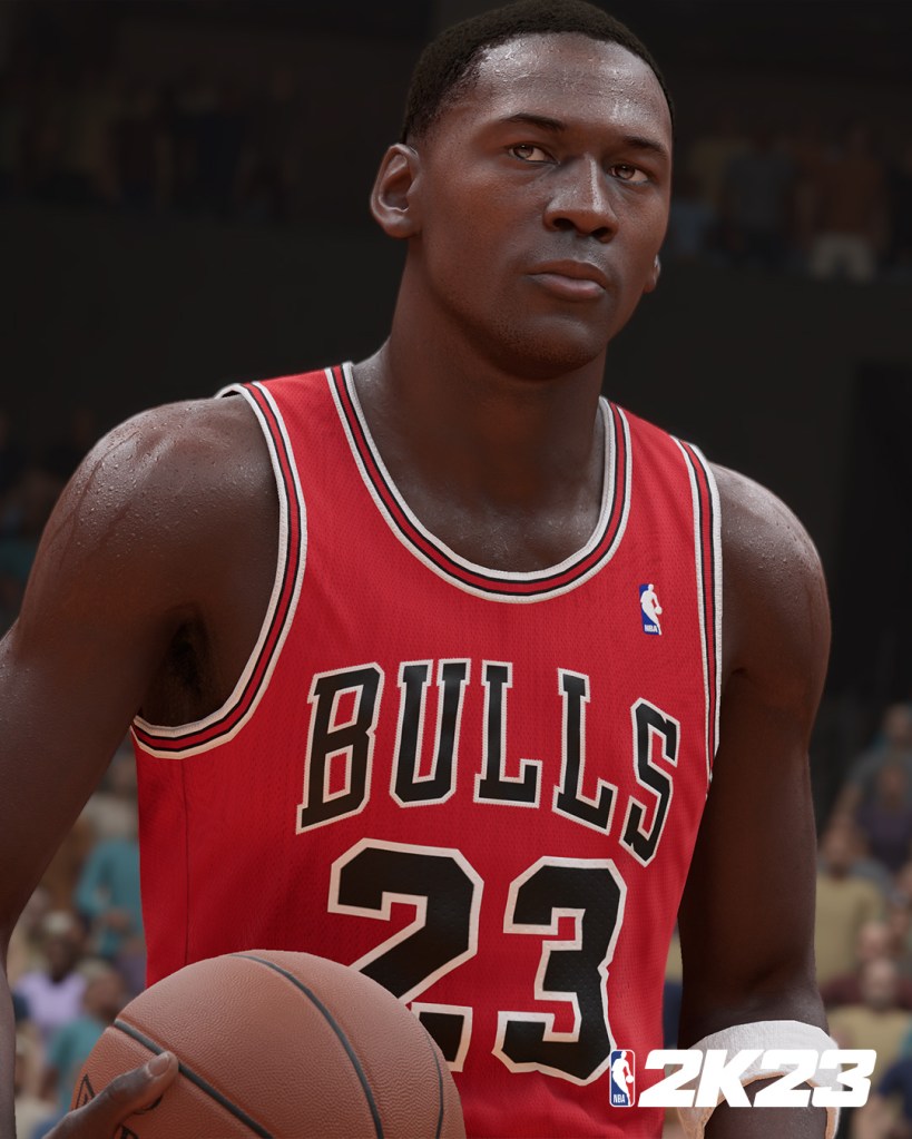 Michael Jordan en el videojuego NBA 2k23