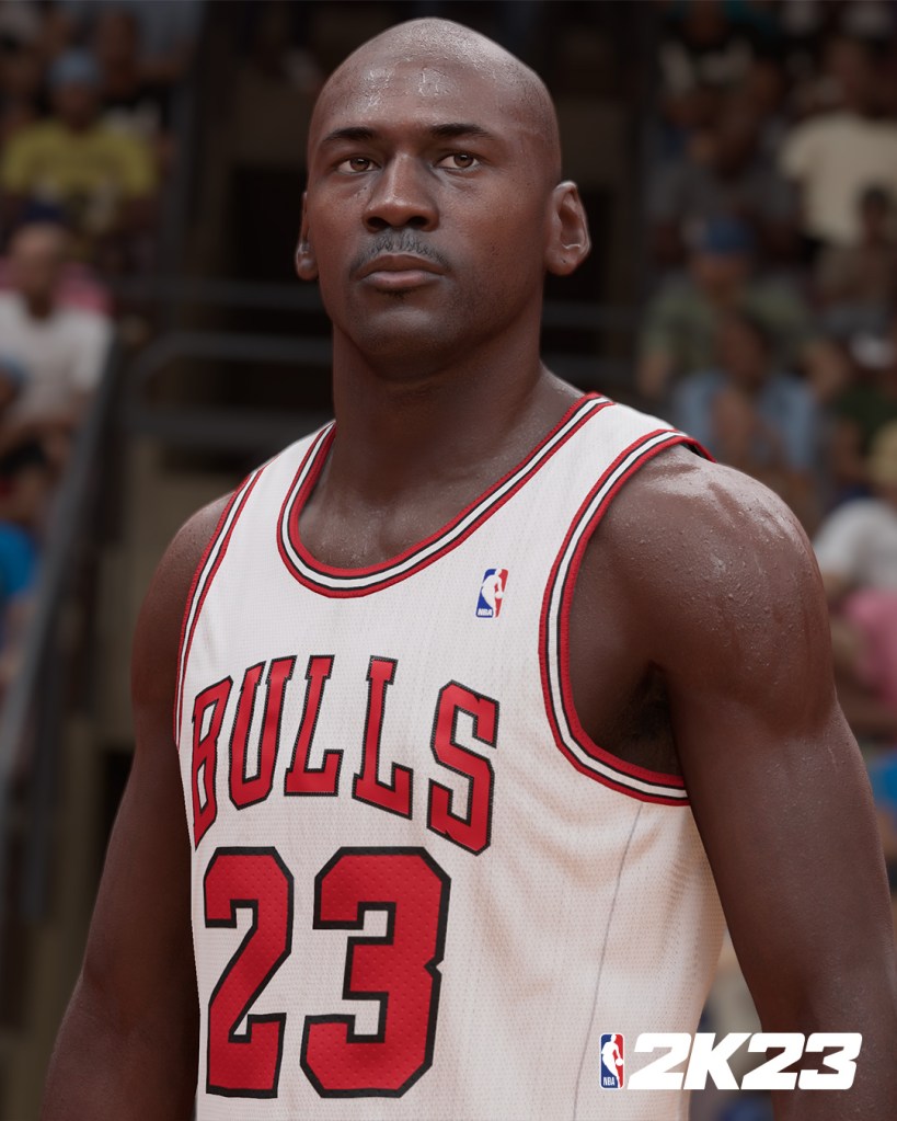 Michael Jordan en el videojuego NBA 2k23