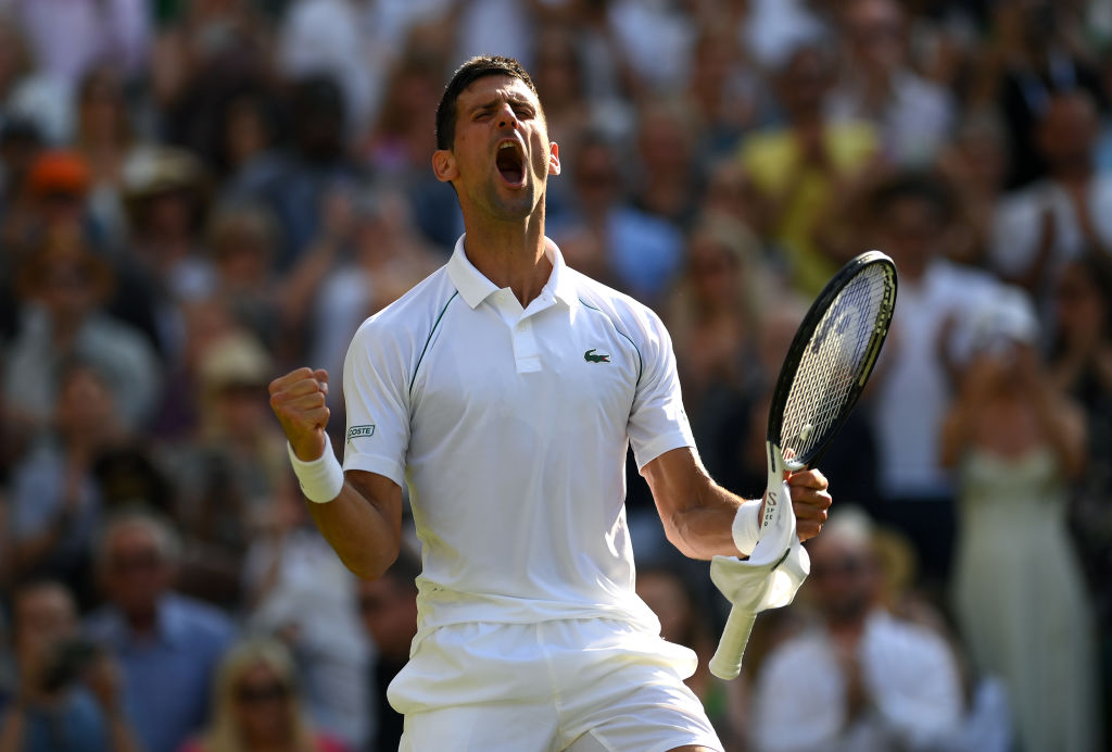 Novak Djokovic en Wimbledon