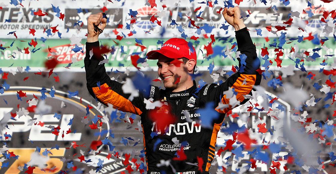 ¡México en lo alto! Pato O'Ward consuma su segundo triunfo en la IndyCar en Iowa