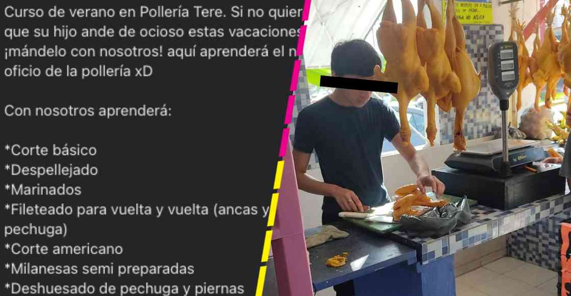 "Si su hijo anda de ocioso": Pollería se hace viral por su 'curso de verano'