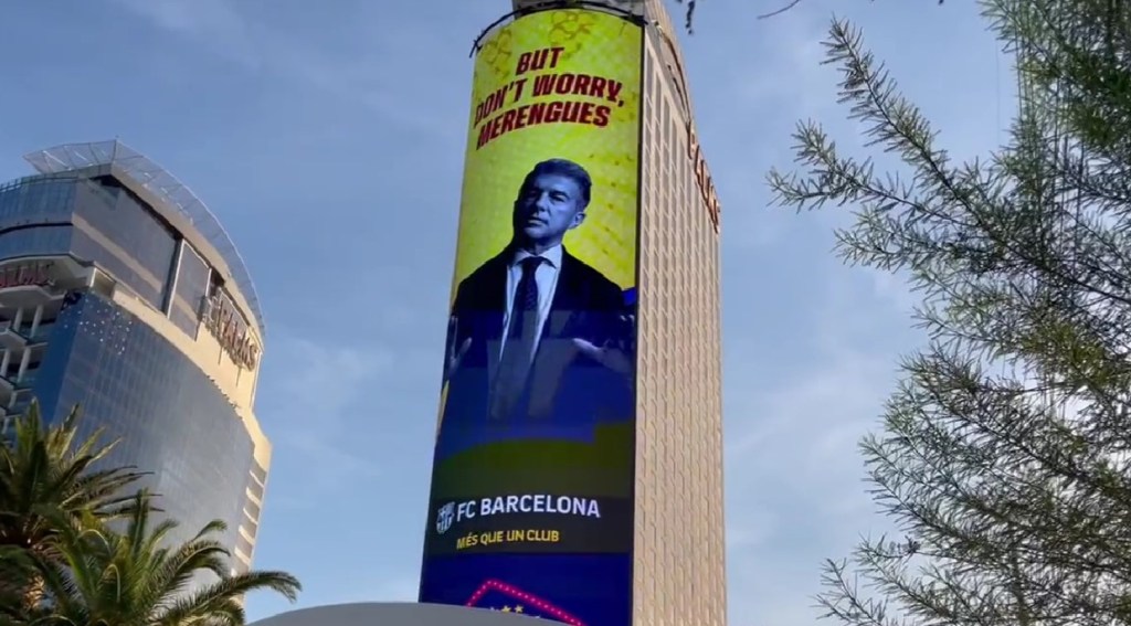 El ‘recadito’ de Joan Laporta en Las Vegas para calentar el Barcelona vs Real Madrid