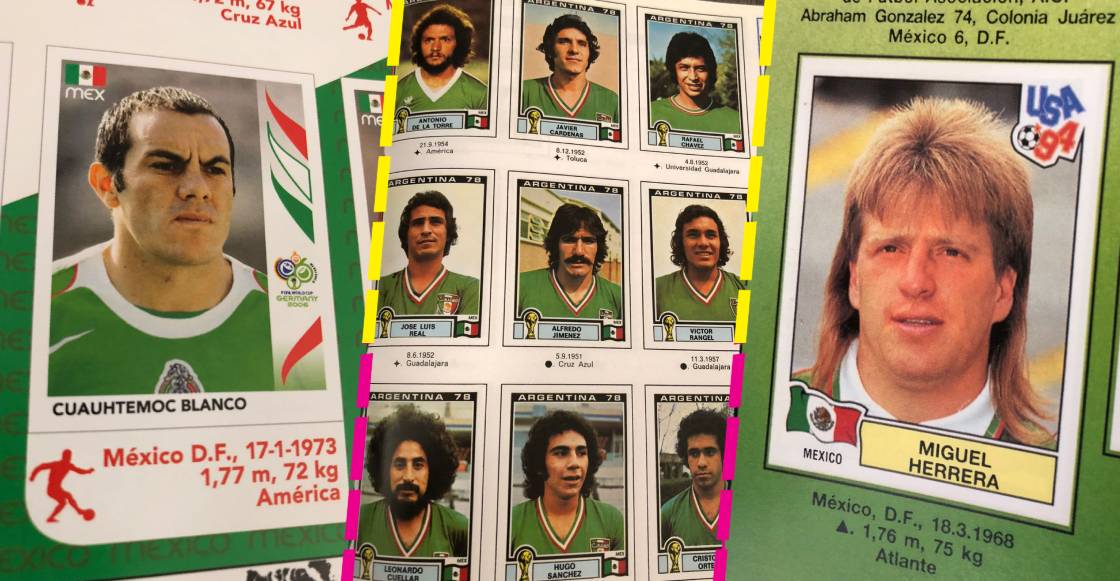 Estos son los mexicanos que han aparecido en el álbum Panini del Mundial y no fueron a la Copa del Mundo