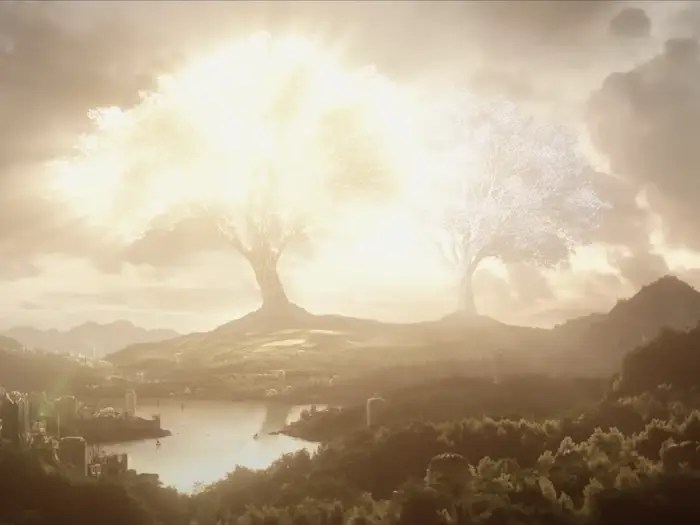 Laurelin y Telperion, los árboles de Valinor en 'El señor de los anillos: Los anillos de poder' 