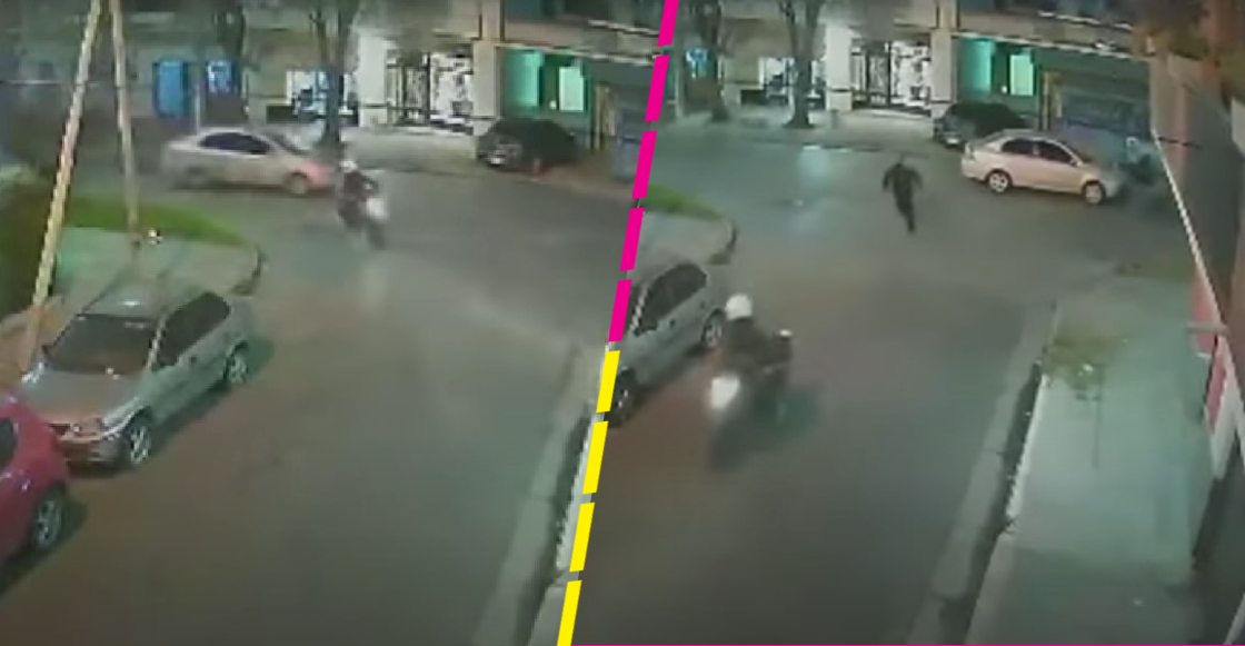 Vecinos atropellan a asaltante y recuperan celular robado a una mujer