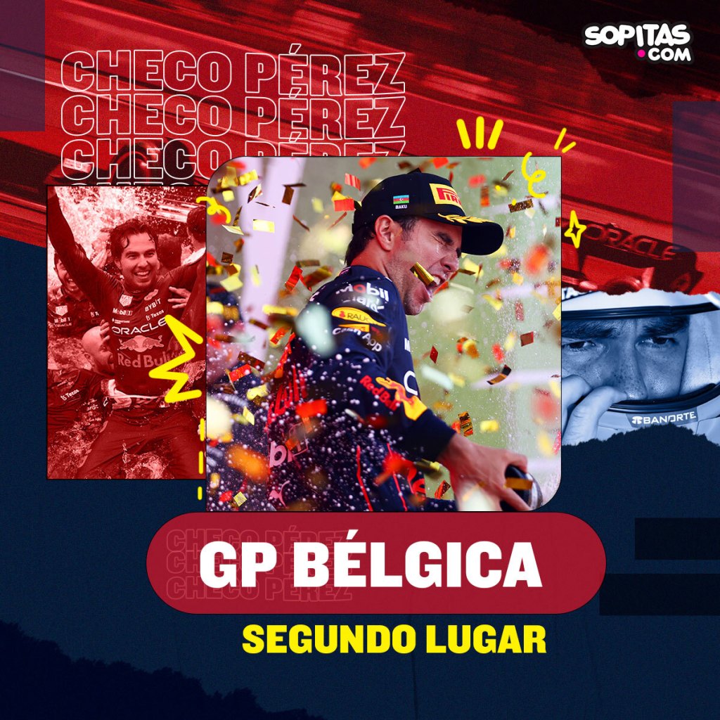 La batalla con Verstappen y el podio de Checo Pérez en el GP de Bélgica