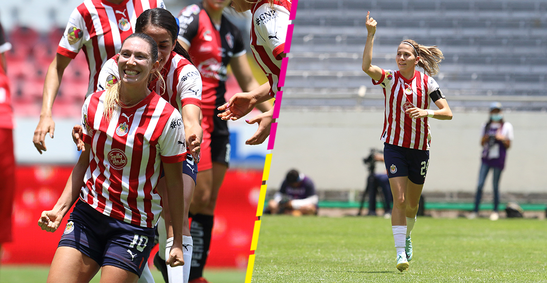El doblete de Licha Cervantes y la victoria de Chivas en el Clásico Tapatío femenil