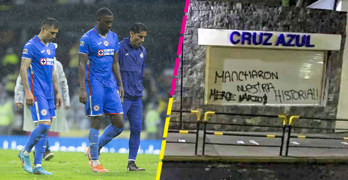 "Mancharon nuestra historia": El mensaje de la afición de Cruz Azul en La Noria tras el 7-0 contra América