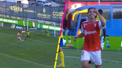 Pásale a ver el primer gol de Diego Lainez con el Sporting Braga en Portugal