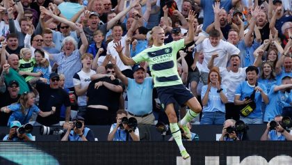 El doblete de Haaland en su debut con el Manchester City en la Premier League