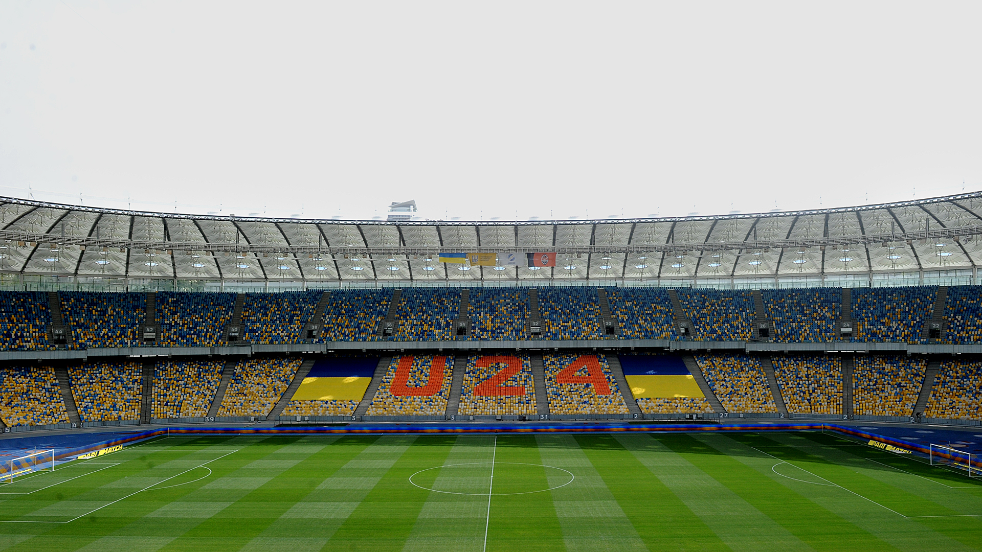 Estadio Olímpico de Kiev en la Liga de Ucrania