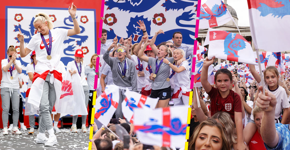 'Sweet' Caroline en Trafalgar Square: Los festejos de Inglaterra por el título de la Euro 2022