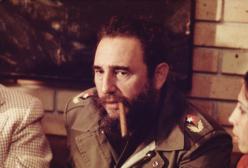 Fidel Castro en La Havana en 1977