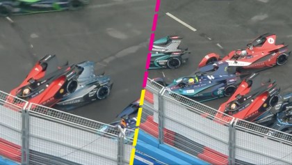 El halo de seguridad salvó a Nyck De Vries en un accidente con 8 autos en la Fórmula E
