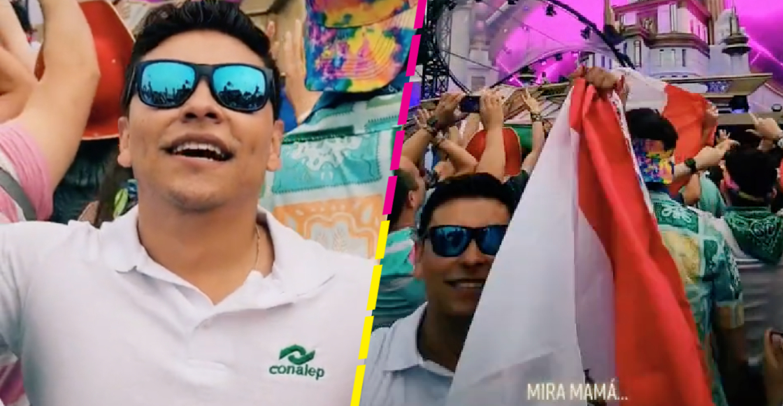 Qué fresco se ve: Joven presume su uniforme del Conalep en el Tomorrowland 2022