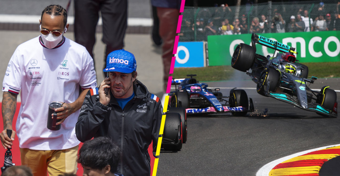 "Ahora sé qué piensa de mí": La respuesta de Hamilton a Alonso tras su accidente en Bélgica