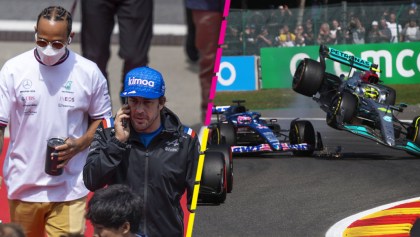 "Ahora sé qué piensa de mí": La respuesta de Hamilton a Alonso tras su accidente en Bélgica