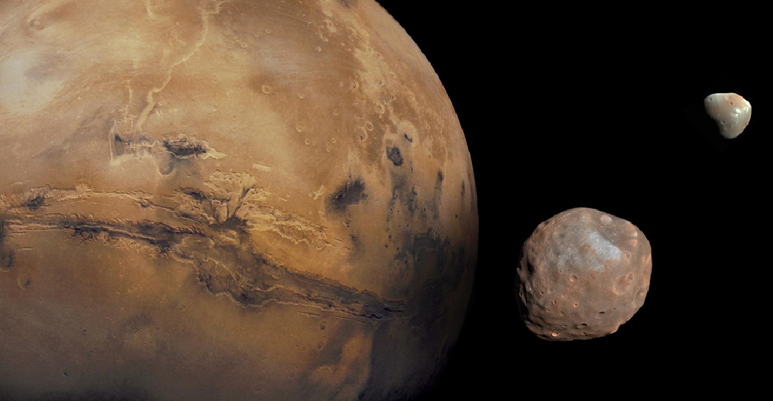 ¿Por qué las lunas de Marte están deformes?