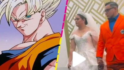 Amor saiyajin: Novio va a su boda con traje de 'Dragon Ball' y se hace viral